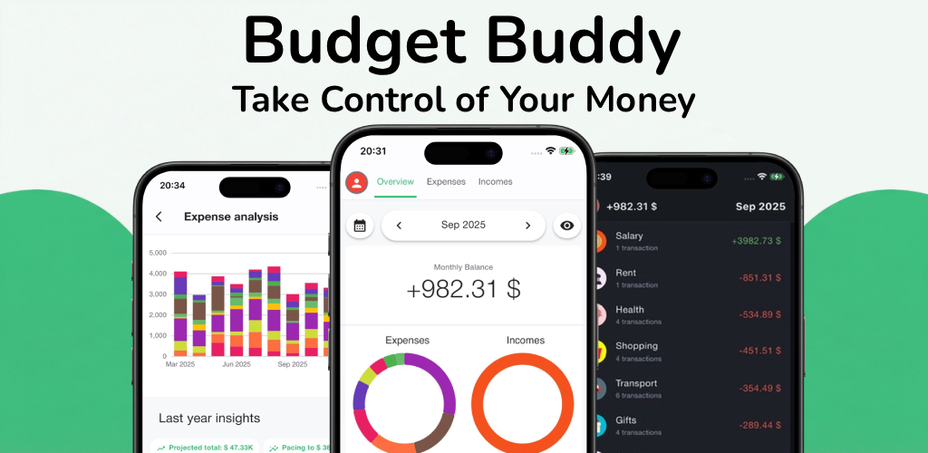 Budget Buddy featured graphic